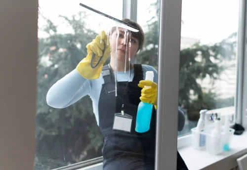 Nettoyage de vitres intérieures et extérieures à Écommoy